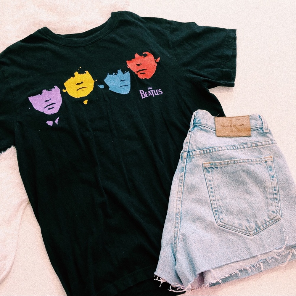 Vintage Beatles Band Tee T-shirt